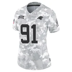 Pat Jones II Carolina Panthers Limited Women's 2024 Salute to Service Jersey (Arctic Camo)