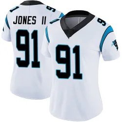 Pat Jones II Carolina Panthers Limited Women's Vapor Untouchable Jersey (White)