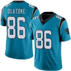 Praise Olatoke Carolina Panthers Limited Men's Alternate Vapor Untouchable Jersey (Blue)