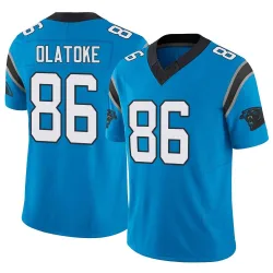 Praise Olatoke Carolina Panthers Limited Men's Vapor F.U.S.E. Jersey (Blue)