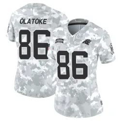 Praise Olatoke Carolina Panthers Limited Women's 2024 Salute to Service Jersey (Arctic Camo)