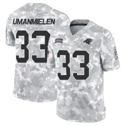 Princely Umanmielen Carolina Panthers Limited Men's 2024 Salute to Service Jersey (Arctic Camo)