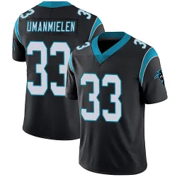 Princely Umanmielen Carolina Panthers Limited Men's Team Color Vapor Untouchable Jersey (Black)