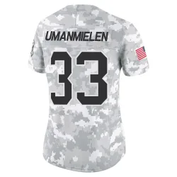 Princely Umanmielen Carolina Panthers Limited Women's 2024 Salute to Service Jersey (Arctic Camo)