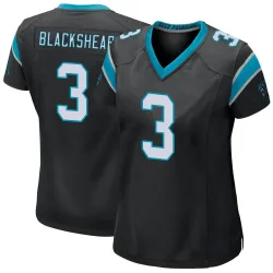 Raheem Blackshear Carolina Panthers Game Women's Team Color Jersey (Black)