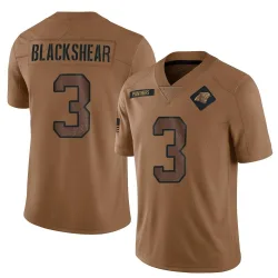 Raheem Blackshear Carolina Panthers Limited Men's 2023 Salute To Service Jersey (Brown)