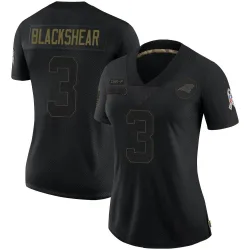 Raheem Blackshear Carolina Panthers Limited Women's 2020 Salute To Service Jersey (Black)