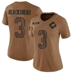 Raheem Blackshear Carolina Panthers Limited Women's 2023 Salute To Service Jersey (Brown)