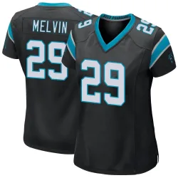 Rashaan Melvin Carolina Panthers Game Women's Team Color Jersey (Black)