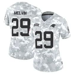 Rashaan Melvin Carolina Panthers Limited Women's 2024 Salute to Service Jersey (Arctic Camo)
