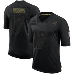 Rashard Higgins Carolina Panthers Limited Men's 2020 Salute To Service Jersey (Black)
