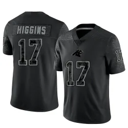 Rashard Higgins Carolina Panthers Limited Men's Reflective Jersey (Black)