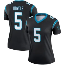 Rico Dowdle Carolina Panthers Legend Women's Jersey (Black)