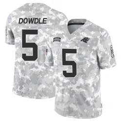 Rico Dowdle Carolina Panthers Limited Men's 2024 Salute to Service Jersey (Arctic Camo)