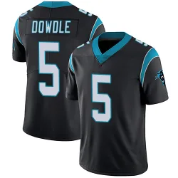 Rico Dowdle Carolina Panthers Limited Men's Team Color Vapor Untouchable Jersey (Black)