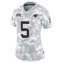 Rico Dowdle Carolina Panthers Limited Women's 2024 Salute to Service Jersey (Arctic Camo)