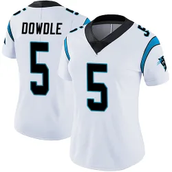 Rico Dowdle Carolina Panthers Limited Women's Vapor Untouchable Jersey (White)