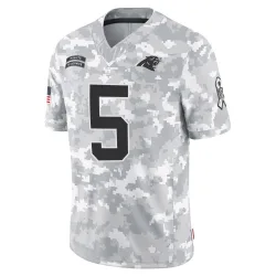 Rico Dowdle Carolina Panthers Limited Youth 2024 Salute to Service Jersey (Arctic Camo)