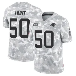 Robert Hunt Carolina Panthers Limited Men's 2024 Salute to Service Jersey (Arctic Camo)