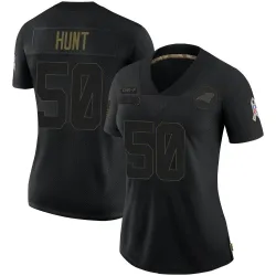 Robert Hunt Carolina Panthers Limited Women's 2020 Salute To Service Jersey (Black)