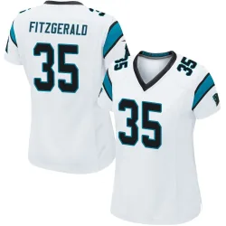 Ryan Fitzgerald Carolina Panthers Game Women's Jersey (White)