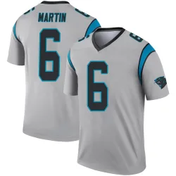 Sam Martin Carolina Panthers Legend Youth Inverted Silver Jersey ()