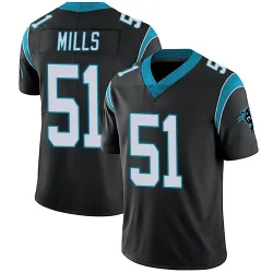 Sam Mills Carolina Panthers Limited Men's Team Color Vapor Untouchable Jersey (Black)