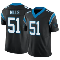 Sam Mills Carolina Panthers Limited Men's Vapor F.U.S.E. Jersey (Black)