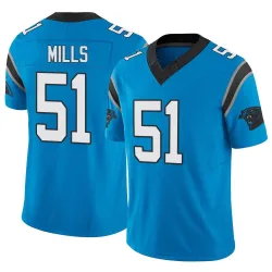 Sam Mills Carolina Panthers Limited Men's Vapor F.U.S.E. Jersey (Blue)