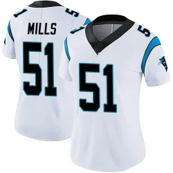 Sam Mills Carolina Panthers Limited Women's Vapor Untouchable Jersey (White)