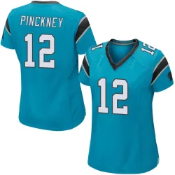 Sam Pinckney Carolina Panthers Game Women's Alternate Jersey (Blue)