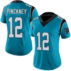 Sam Pinckney Carolina Panthers Limited Women's Alternate Vapor Untouchable Jersey (Blue)