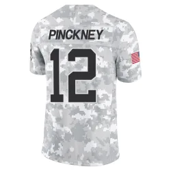 Sam Pinckney Carolina Panthers Limited Youth 2024 Salute to Service Jersey (Arctic Camo)