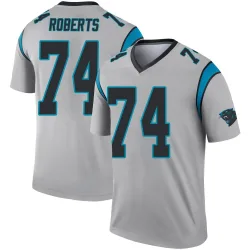 Sam Roberts Carolina Panthers Legend Men's Inverted Silver Jersey ()