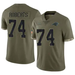 Sam Roberts Carolina Panthers Limited Men's 2022 Salute To Service Jersey (Olive)