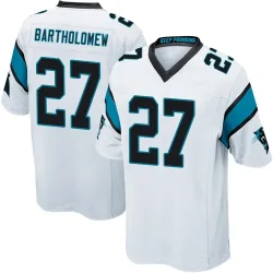 Shemar Bartholomew Carolina Panthers Game Men's Jersey (White)