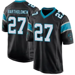 Shemar Bartholomew Carolina Panthers Game Youth Team Color Jersey (Black)
