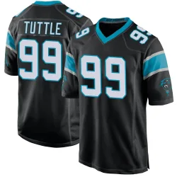 Shy Tuttle Carolina Panthers Game Men's Team Color Jersey (Black)