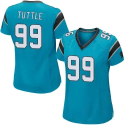 Shy Tuttle Carolina Panthers Game Women's Alternate Jersey (Blue)