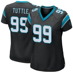 Shy Tuttle Carolina Panthers Game Women's Team Color Jersey (Black)