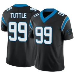 Shy Tuttle Carolina Panthers Limited Men's Vapor F.U.S.E. Jersey (Black)