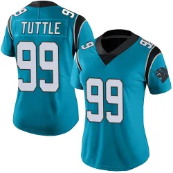 Shy Tuttle Carolina Panthers Limited Women's Alternate Vapor Untouchable Jersey (Blue)