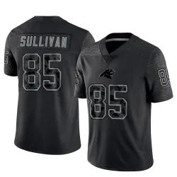 Stephen Sullivan Carolina Panthers Limited Men's Reflective Jersey (Black)