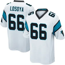 Steven Losoya Carolina Panthers Game Men's Jersey (White)