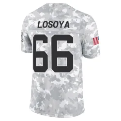 Steven Losoya Carolina Panthers Limited Youth 2024 Salute to Service Jersey (Arctic Camo)