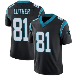 T.J. Luther Carolina Panthers Limited Men's Team Color Vapor Untouchable Jersey (Black)