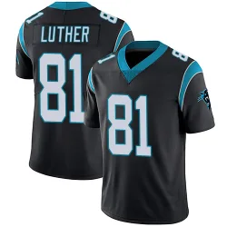 T.J. Luther Carolina Panthers Limited Youth Team Color Vapor Untouchable Jersey (Black)