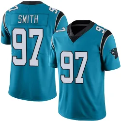 T.J. Smith Carolina Panthers Limited Men's Alternate Vapor Untouchable Jersey (Blue)