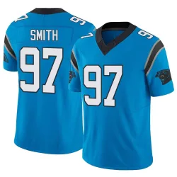 T.J. Smith Carolina Panthers Limited Men's Vapor F.U.S.E. Jersey (Blue)