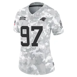 T.J. Smith Carolina Panthers Limited Women's 2024 Salute to Service Jersey (Arctic Camo)